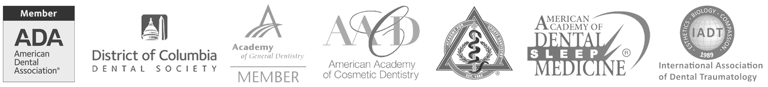 American Dental Society - District of Columbia Dental Society - American Academy of Cosmetic Dentistry